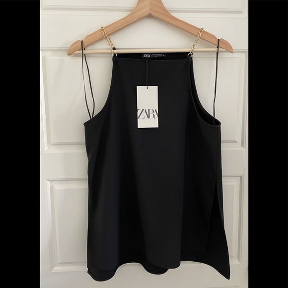 ZARA GOLD CHAIN STRAP CAMISOLE - Picture 4 of 11